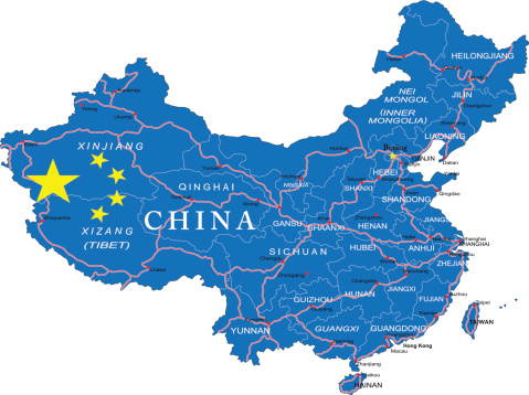 map of china