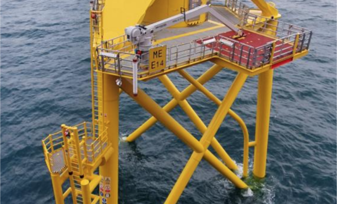 Deme Installs First Jacket On Moray East Offshore Wind Farm North American Windpower