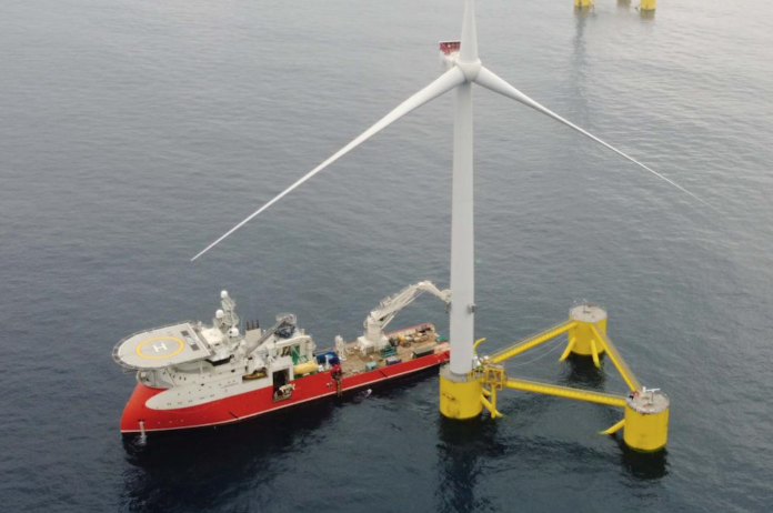 First Semi Submersible Floating Wind Farm Fully Operational North American Windpower