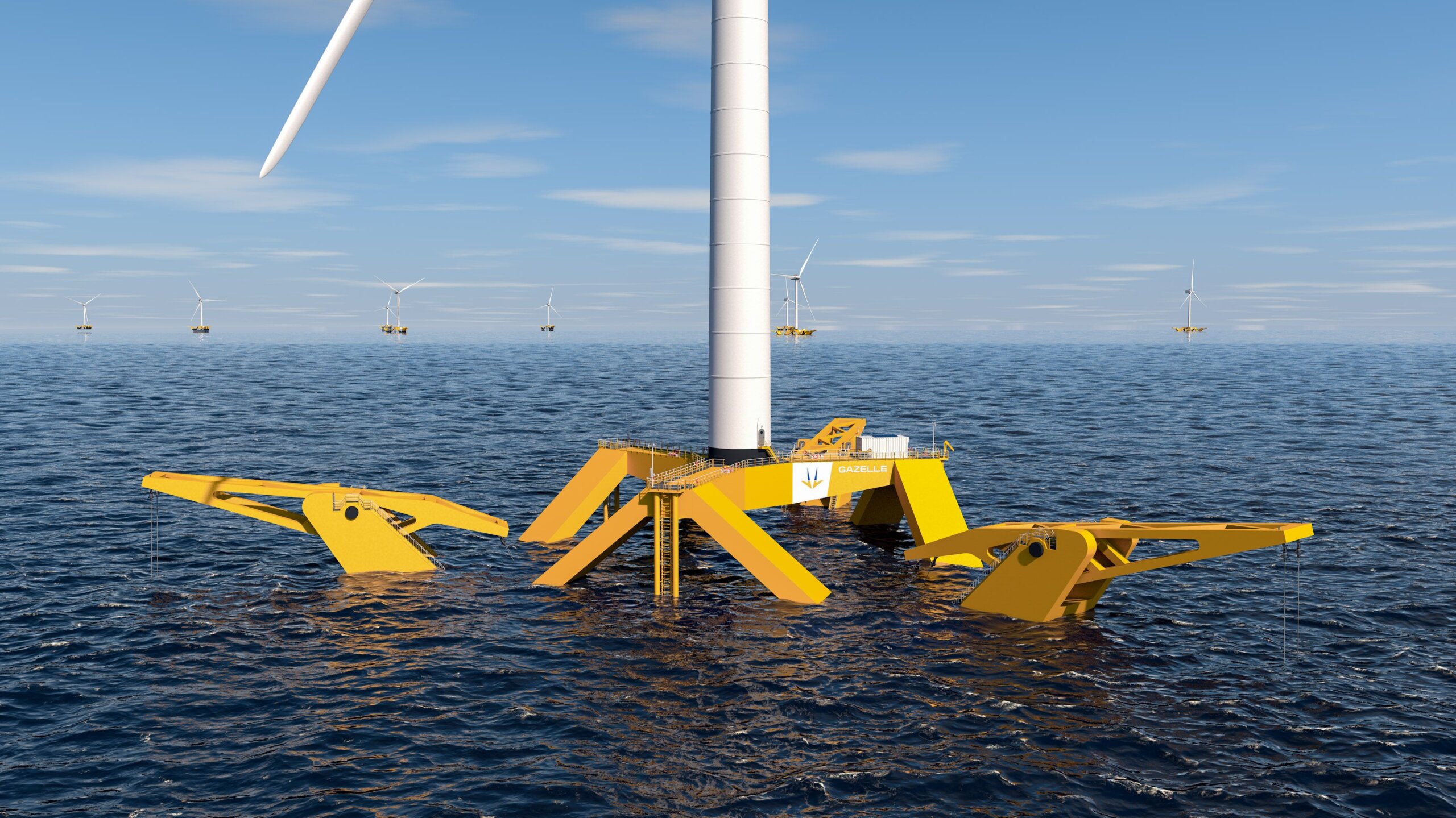 Gazelle Debuts Modular Floating Offshore Wind Platform North American Windpower